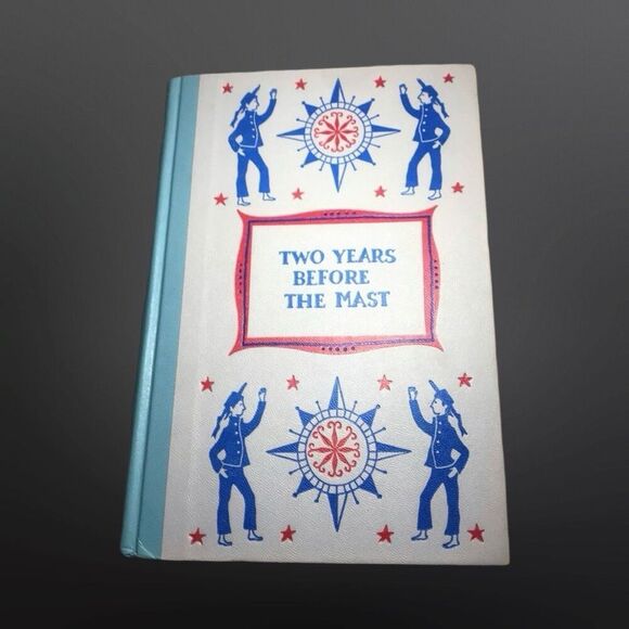 Vintage 1959 Two Years Before The Mast Junior Deluxe Editions Hard Cover Book - Picture 1 of 5